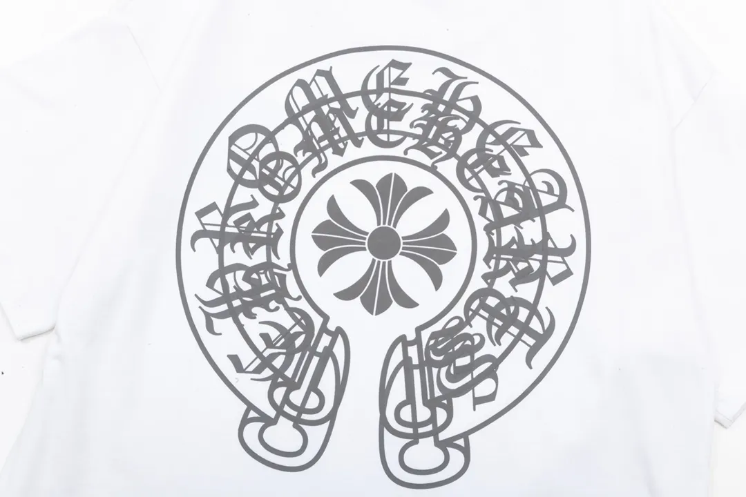 Chrome Hearts/ Logo Same Style T Versatile : White Size：XS~L